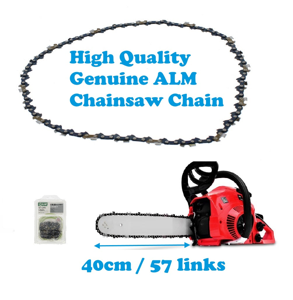 B&Q Bosch Macallister McCulloch Performance Power Chainsaw Chain 40cm 16 inch 57 Link