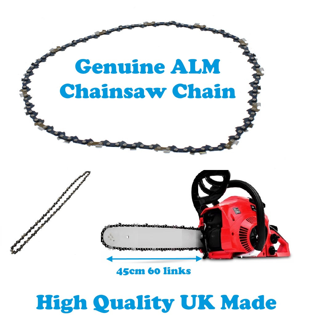 B&Q Macallister McCulloch Chainsaw Chain 45cm 18 inch 60 Link