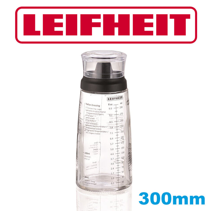 Leifheit Salad Dressing Oil Mixer Shaker Bottle 300ml Exendev 8503