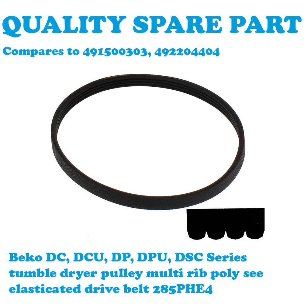 Beko 285PHE4 285H4 Tumble Dryer Belt